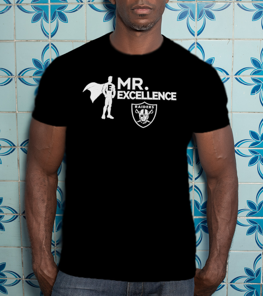 Mr Excellence Las Vegas Raiders Football Raiders Shield T-Shirt