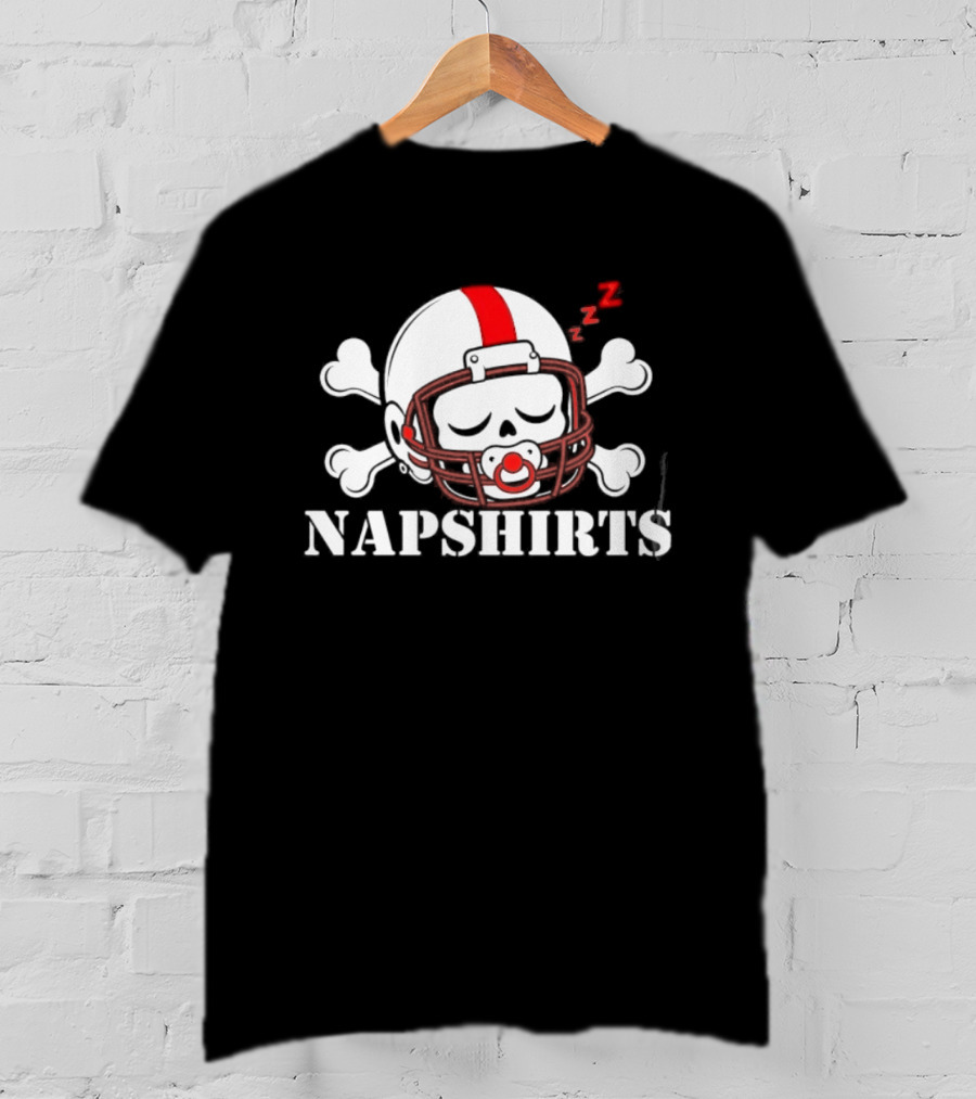 Napshirts We're Back Co Skull Football Helmet Nebraska Cornhuskers T-Shirt