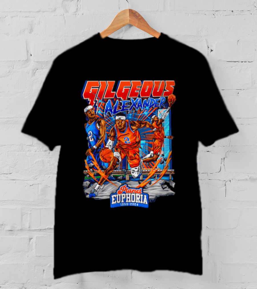 Gilgeous Alexander Oklahoma City Thunder Planet Euphoria 1950 2024 T-Shirt