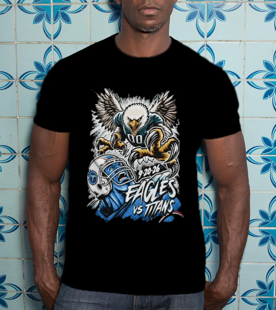 9 20 26 Eagles Vs Titans Game Day Exclusive T-Shirt
