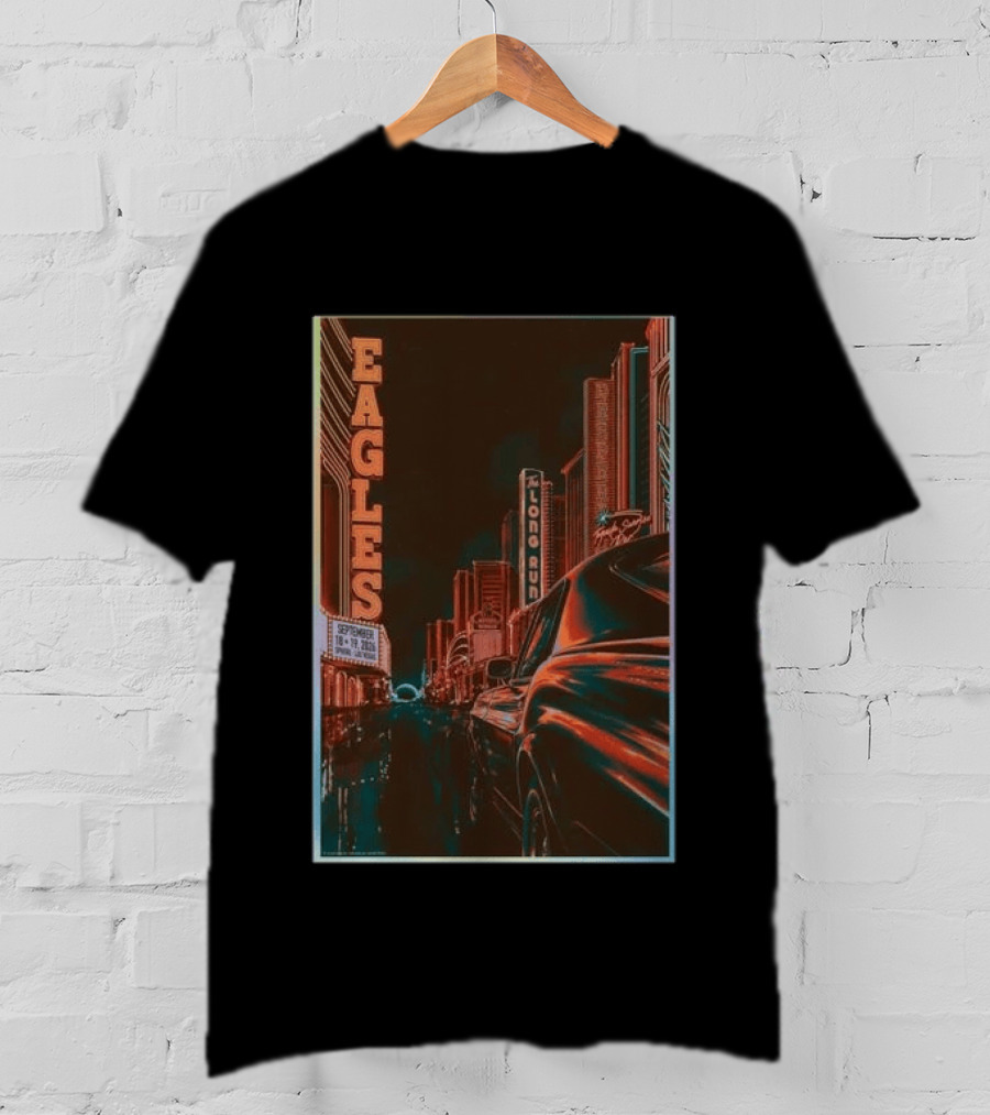 Eagles Las Vegas Sphere Concert September 19 2026 Nevada The Long Run T-Shirt