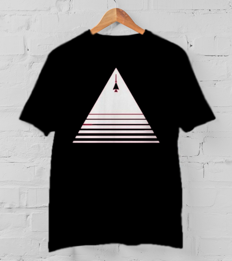 Stuart Fails To Save The Universe Stuart Bloom Jet Airplane Triangle Pyramid T-Shirt