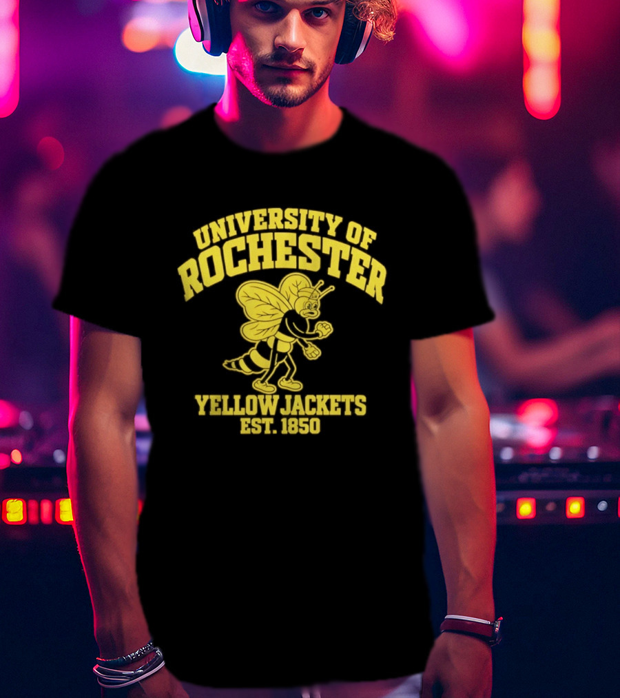 University Of Rochester Yellow Jackets Est 1850 Retro Collegiate T-Shirt