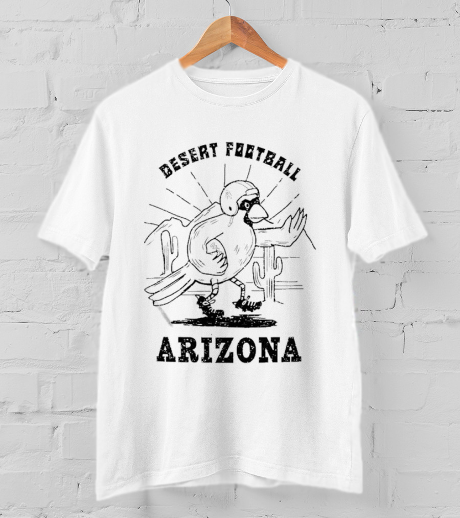 Arizona Cardinals Desert Football Arizona Cactus Helmet T-Shirt
