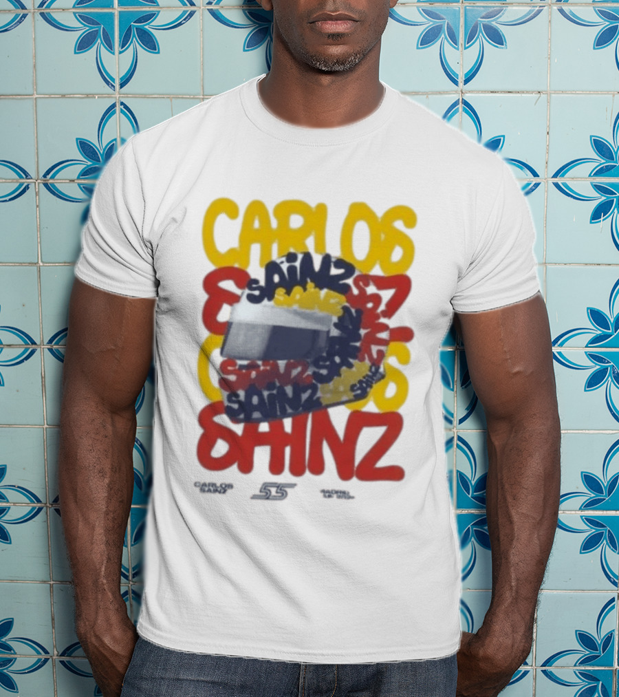 Carlos Sainz Madrid F1 Team Race Special 26 Atlassian Williams T-Shirt