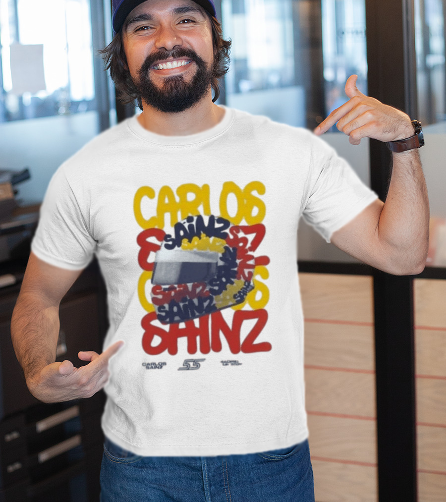 Carlos Sainz Madrid F1 Team Race Special 26 Atlassian Williams T-Shirt