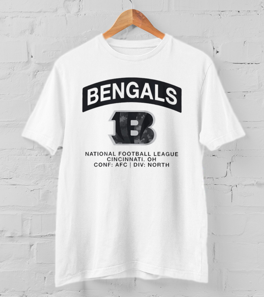 Bengals 1B National Football League Cincinnati OH AFC North T-Shirt