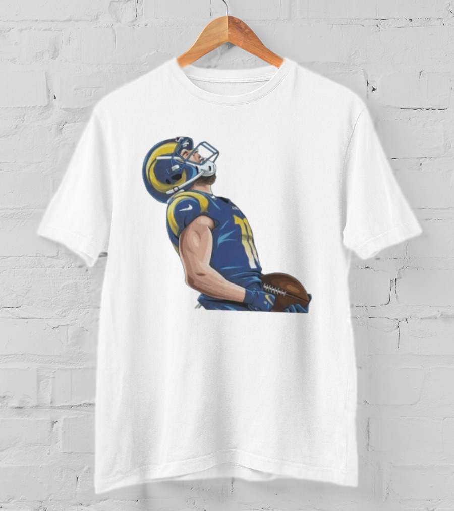 Cooper Kupp Los Angeles Rams No 10 Football Player Celebration T-Shirt