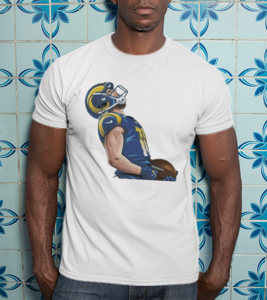 Cooper Kupp Los Angeles Rams No 10 Football Player Celebration T-Shirt