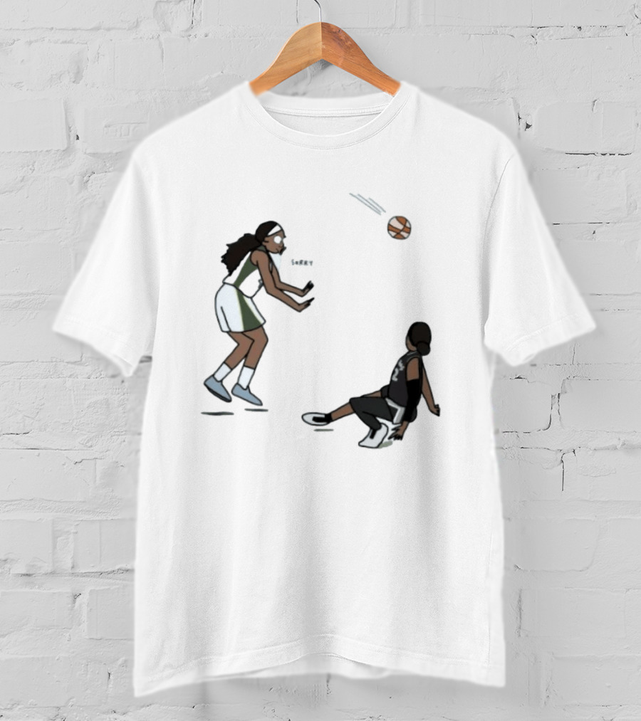 Flau'jae Johnson Saying Sorry To A'ja Wilson After Basketball Block T-Shirt