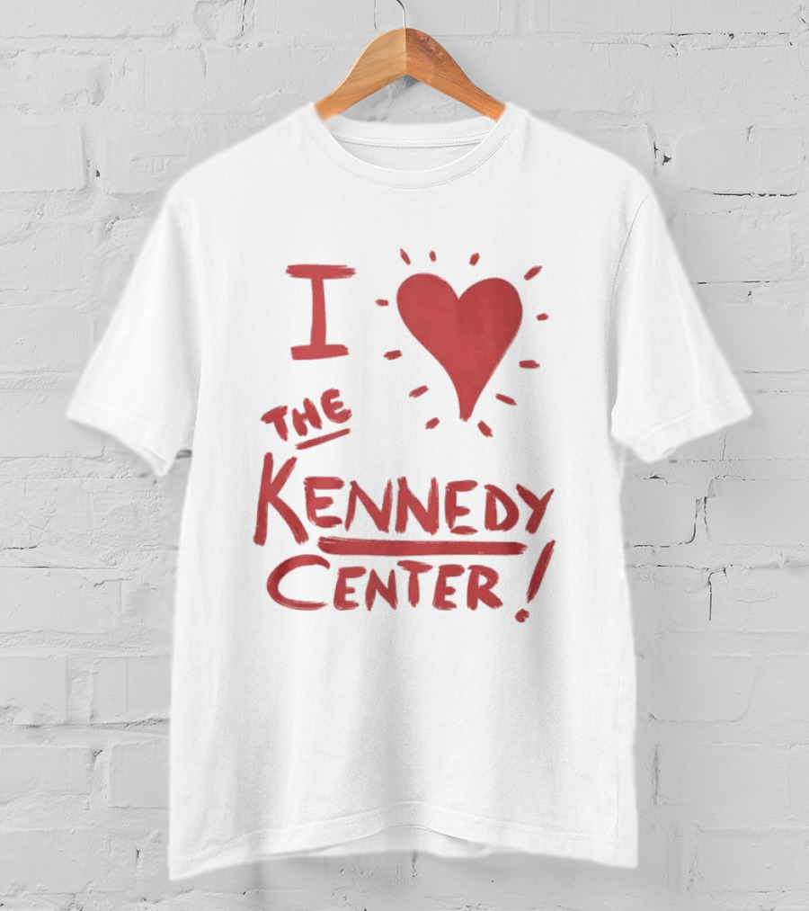 I Love The Kennedy Center Bold Red Heart T-Shirt