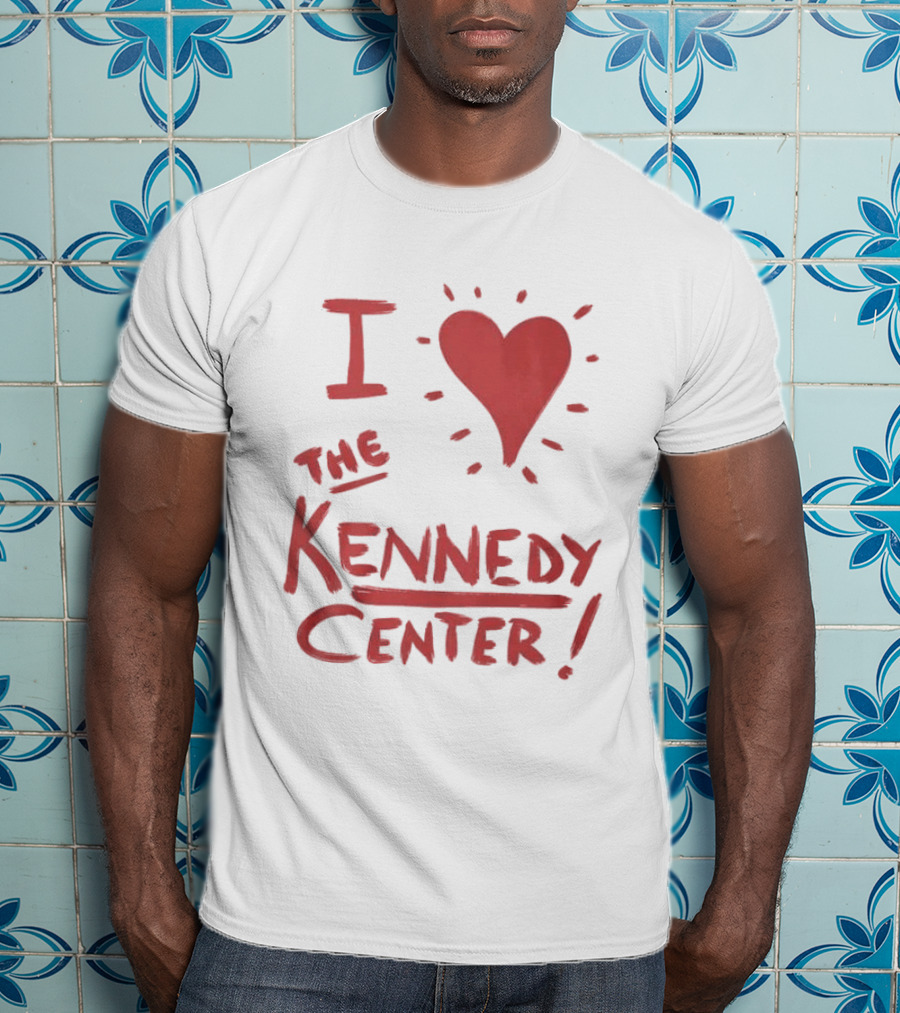 I Love The Kennedy Center Bold Red Heart T-Shirt