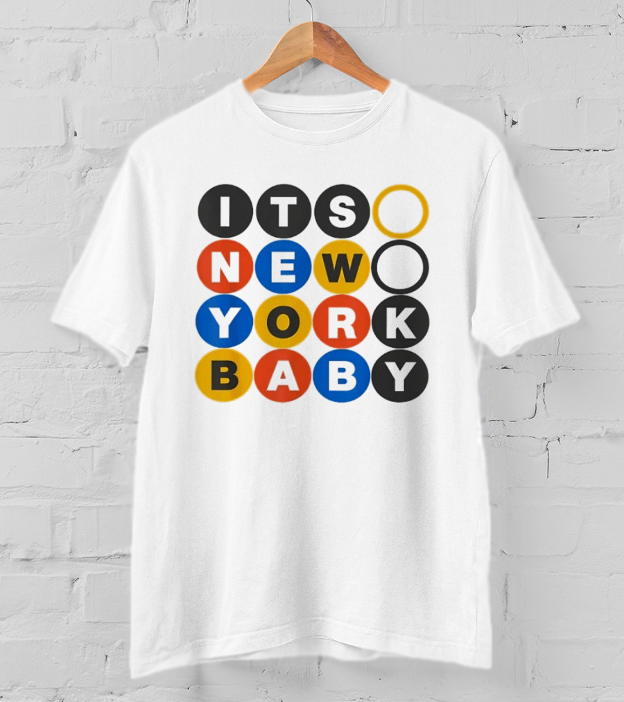 New York Baby Subway NYC Big Apple T-Shirt