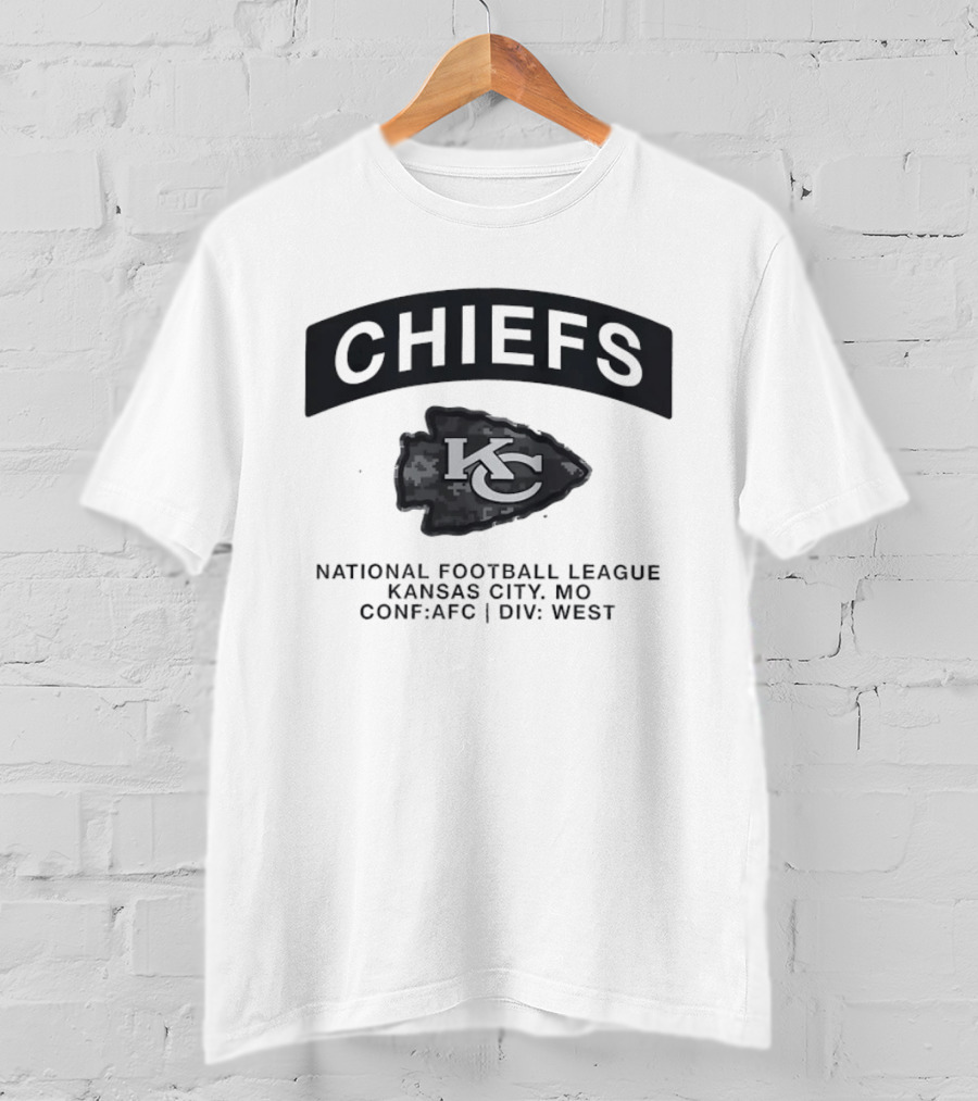 CHIEFS KC National Football League Kansas City MO AFC West T-Shirt