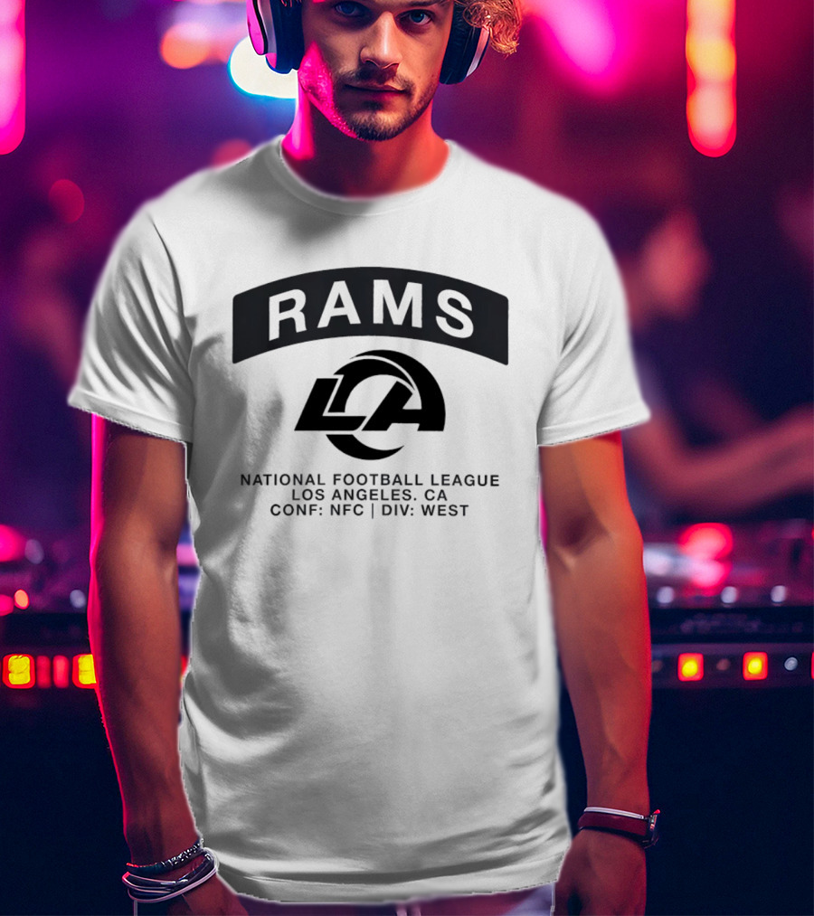 Los Angeles Rams NFC West National Football League LA Team T-Shirt