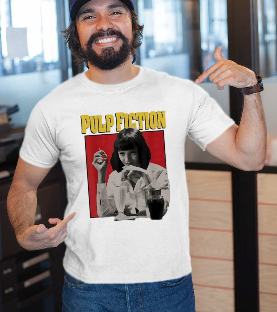 Pulp Fiction Mia Wallace Uma Thurman Quentin Tarantino T-Shirt