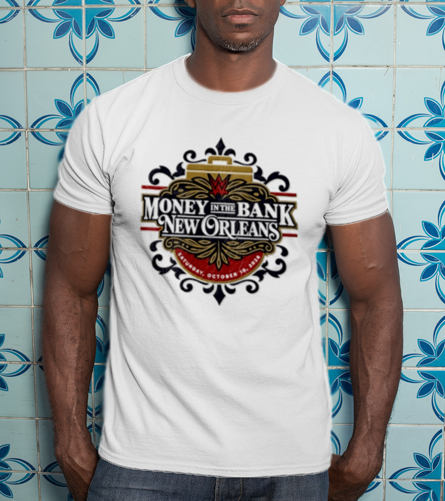 Money In The Bank New Orleans WWE Event October 10 2026 T-Shirt