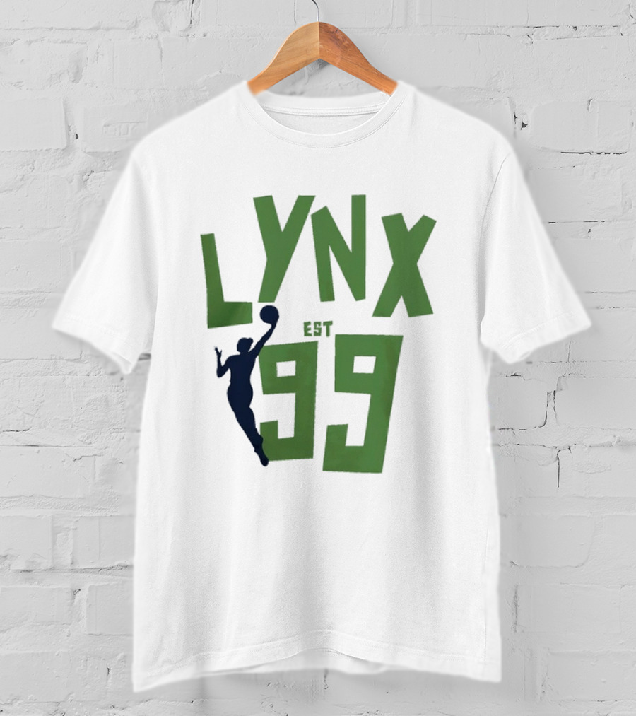 Playa Society Minnesota Lynx Est 99 Basketball Jumper T-Shirt