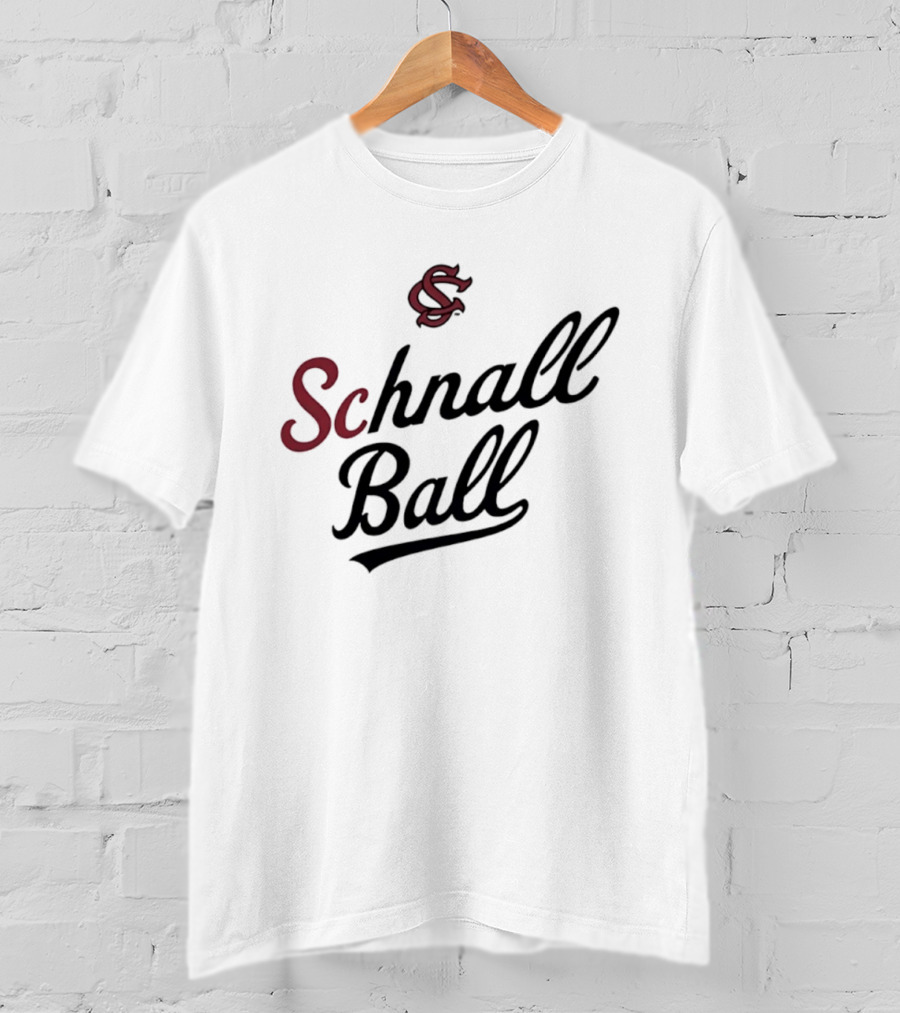 South Carolina Schnall Ball SC Gamecocks T-Shirt
