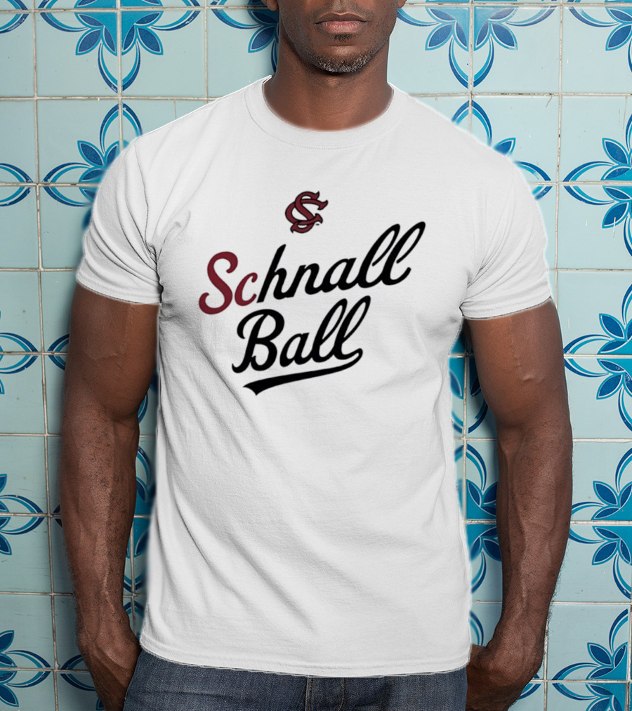 South Carolina Schnall Ball SC Gamecocks T-Shirt