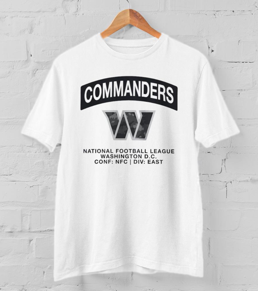 Commanders Washington D.C. NFC East National Football League T-Shirt