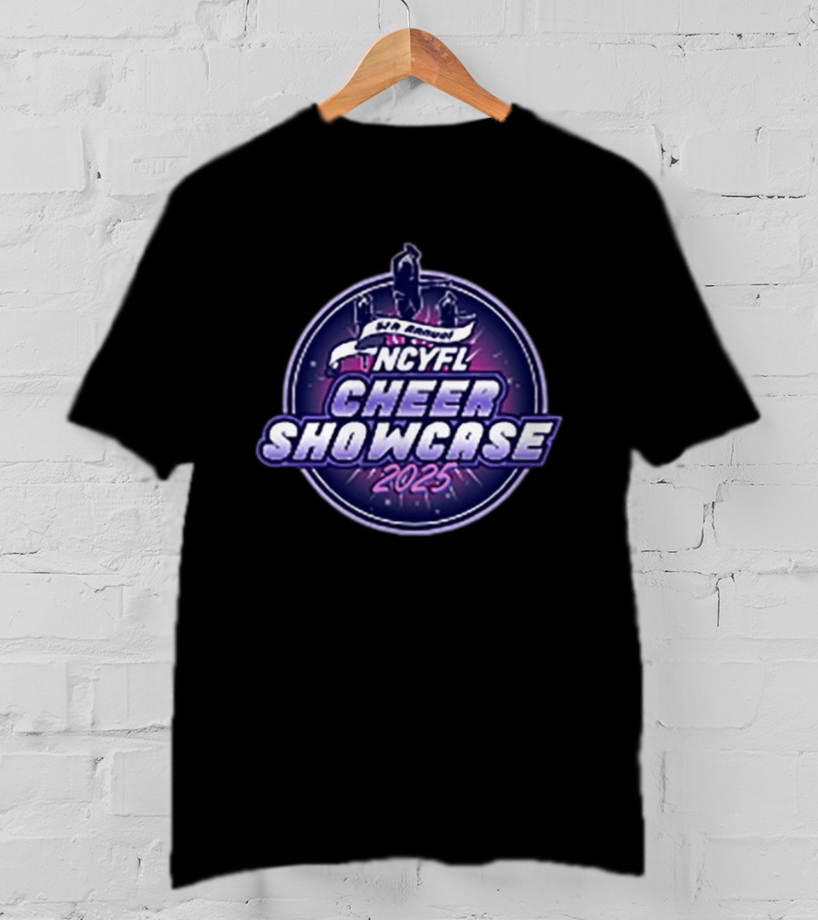 5th Annual NCYFL Cheer Showcase 2025 Event T-Shirt
