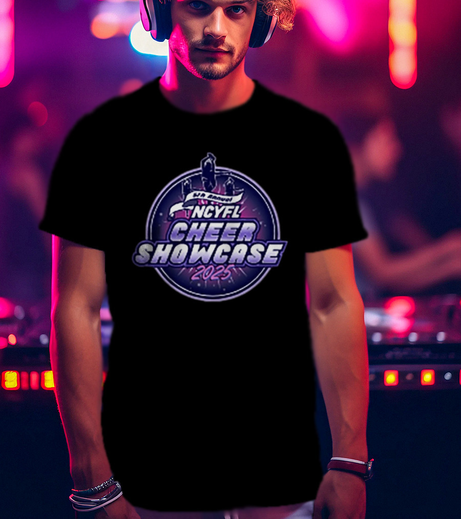 5th Annual NCYFL Cheer Showcase 2025 Event T-Shirt