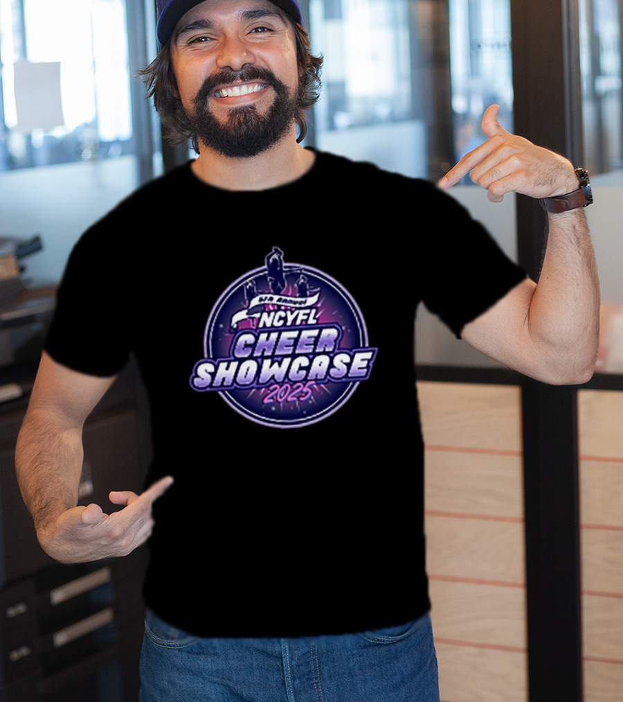 5th Annual NCYFL Cheer Showcase 2025 Event T-Shirt