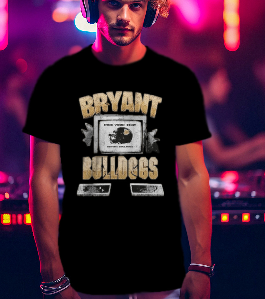 Bryant Bulldogs Pick Your Team Video Game Football Helmet T-Shirt