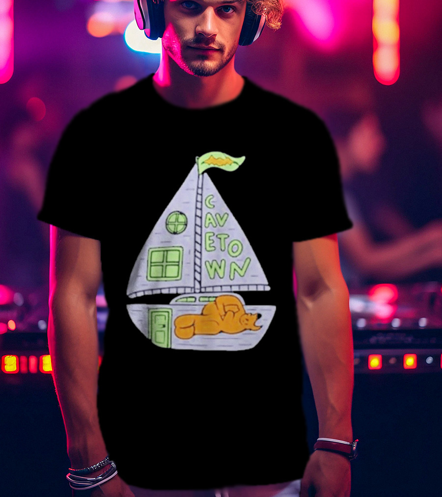 Cavetown Running With Scissors 2026 USA Tour Sail Boat T-Shirt