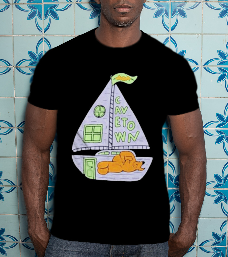 Cavetown Running With Scissors 2026 USA Tour Sail Boat T-Shirt