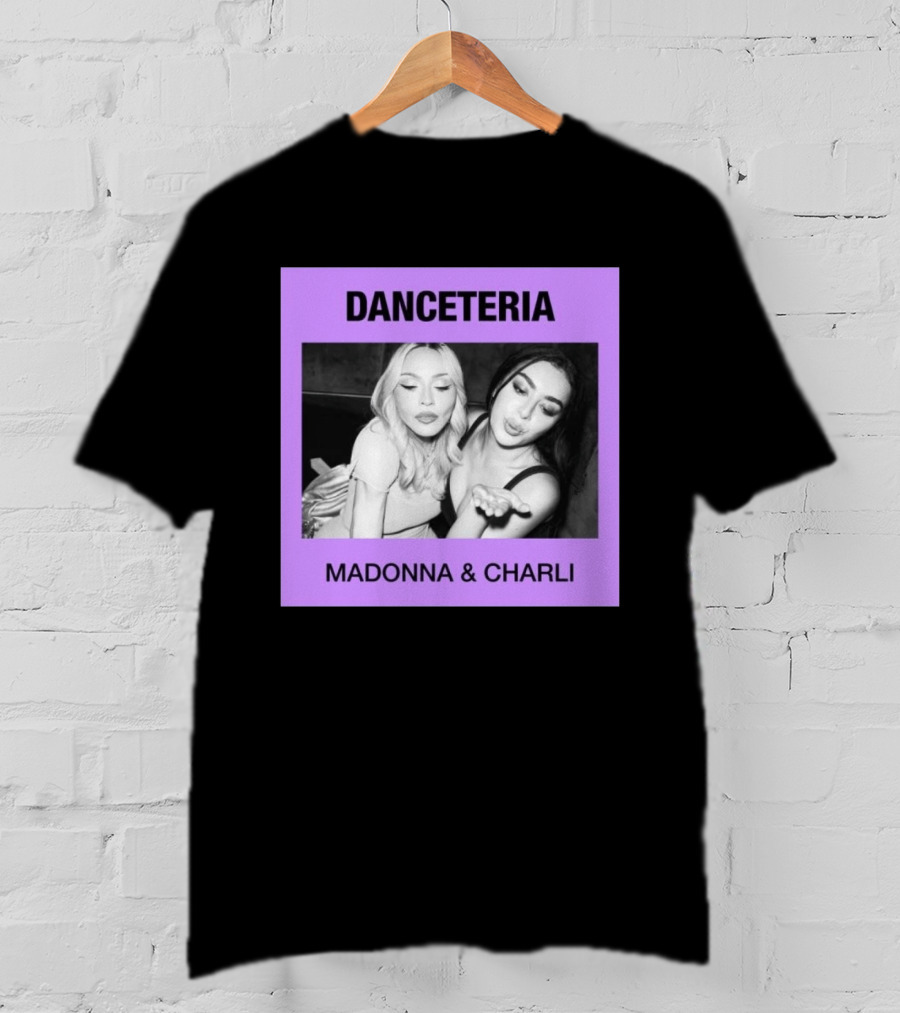 Danceteria Madonna & Charli Nostalgia 80s Club Scene T-Shirt