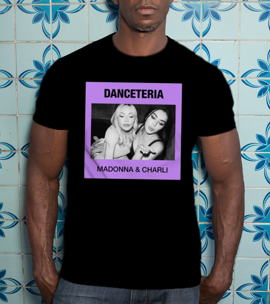 Danceteria Madonna & Charli Nostalgia 80s Club Scene T-Shirt