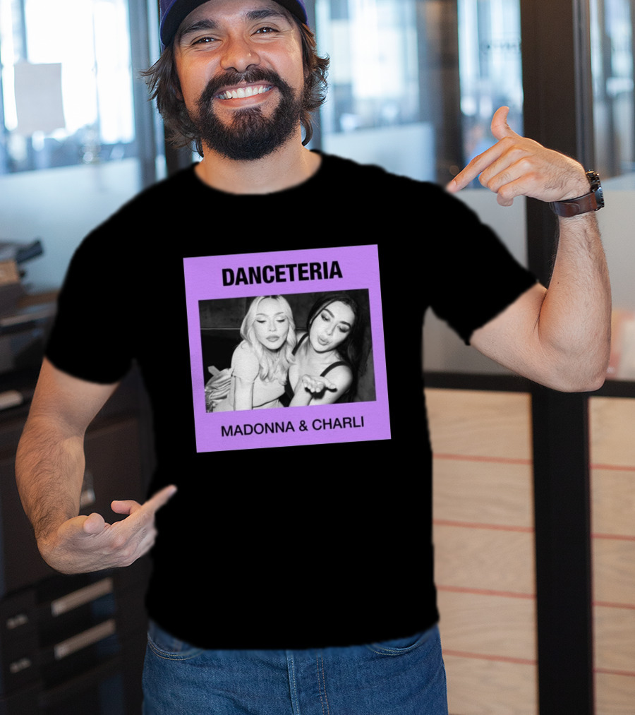 Danceteria Madonna & Charli Nostalgia 80s Club Scene T-Shirt