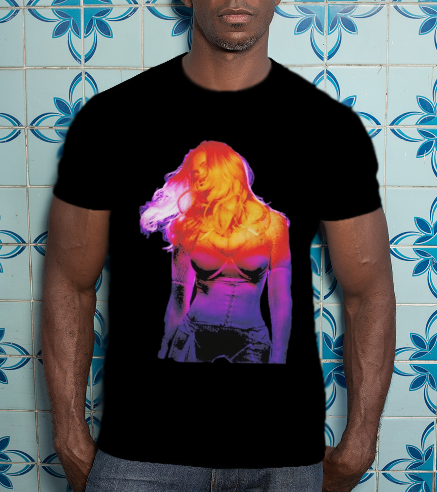 Madonna My Sins Are My Savior Neon Effect T-Shirt