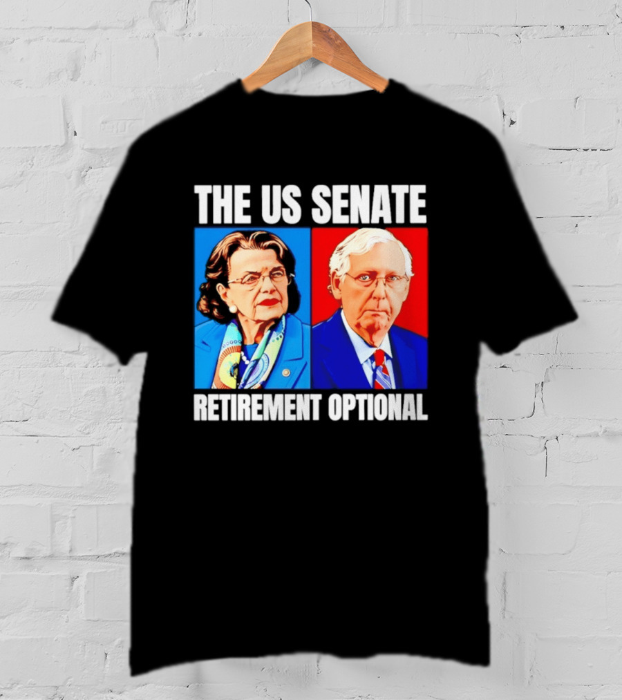 Dianne Feinstein Mitch McConnell The US Senate Retirement Optional T-Shirt