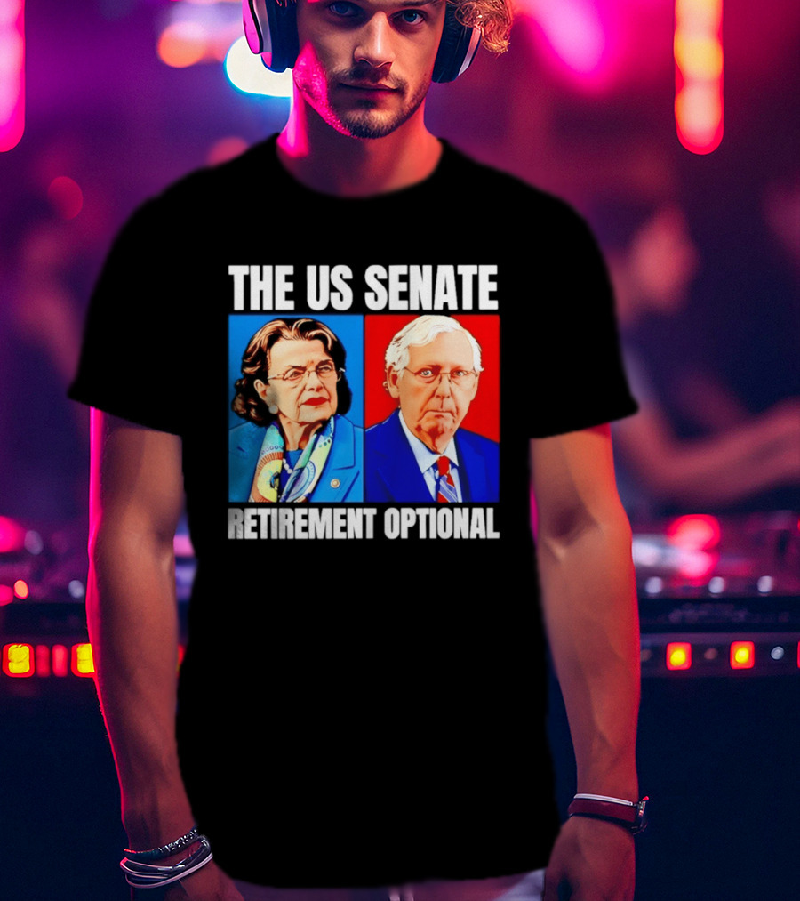 Dianne Feinstein Mitch McConnell The US Senate Retirement Optional T-Shirt