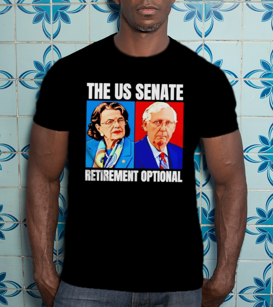 Dianne Feinstein Mitch McConnell The US Senate Retirement Optional T-Shirt