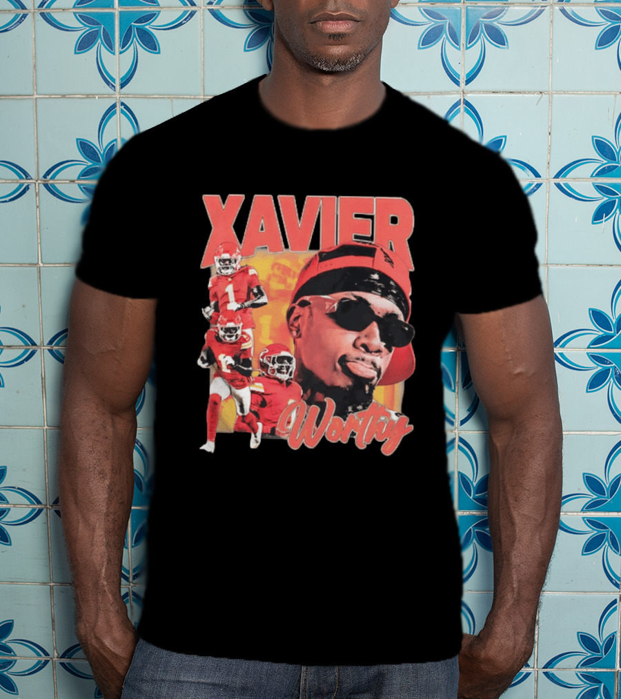 Xavier Worthy Kansas City Chiefs Football Player T-Shirt