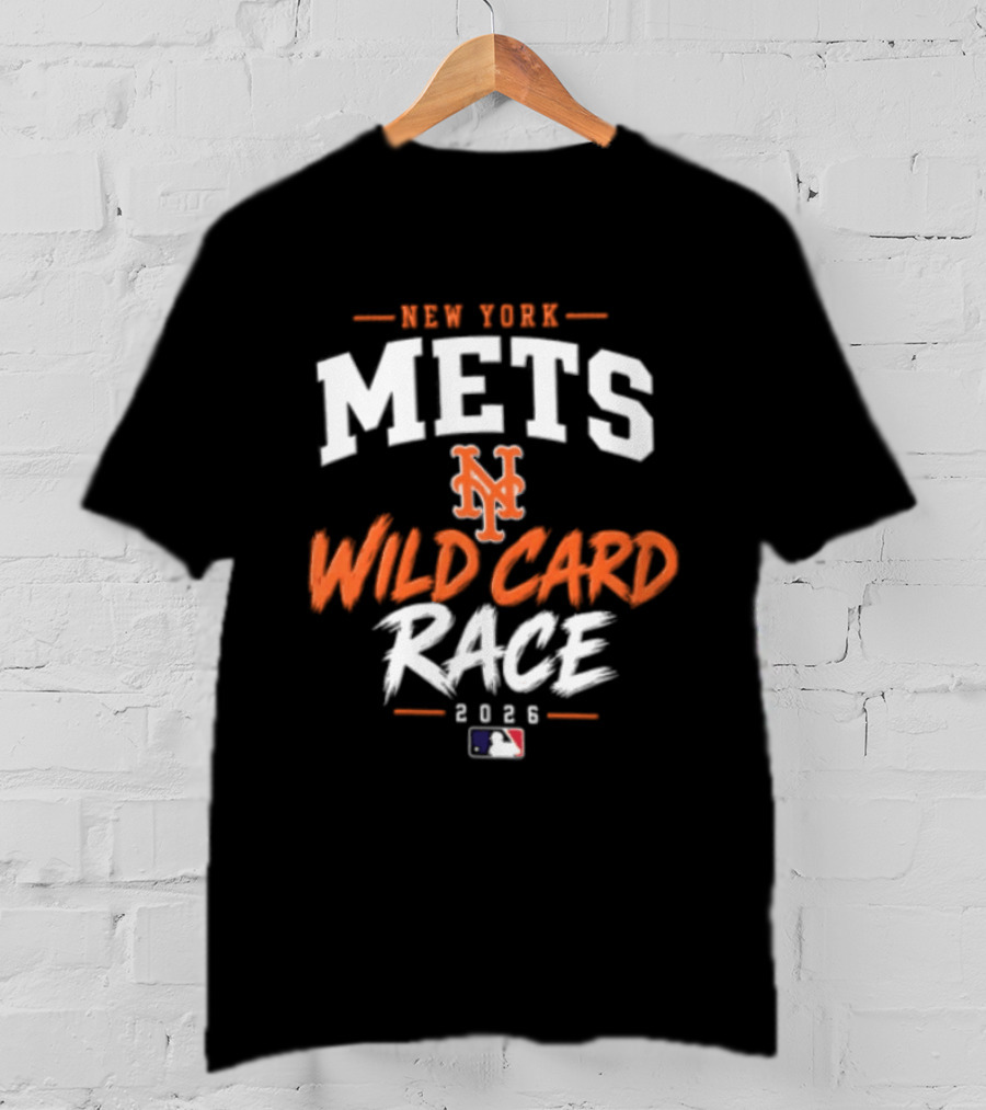 New York Mets MLB Wild Card Race 2026 Baseball Postseason T-Shirt