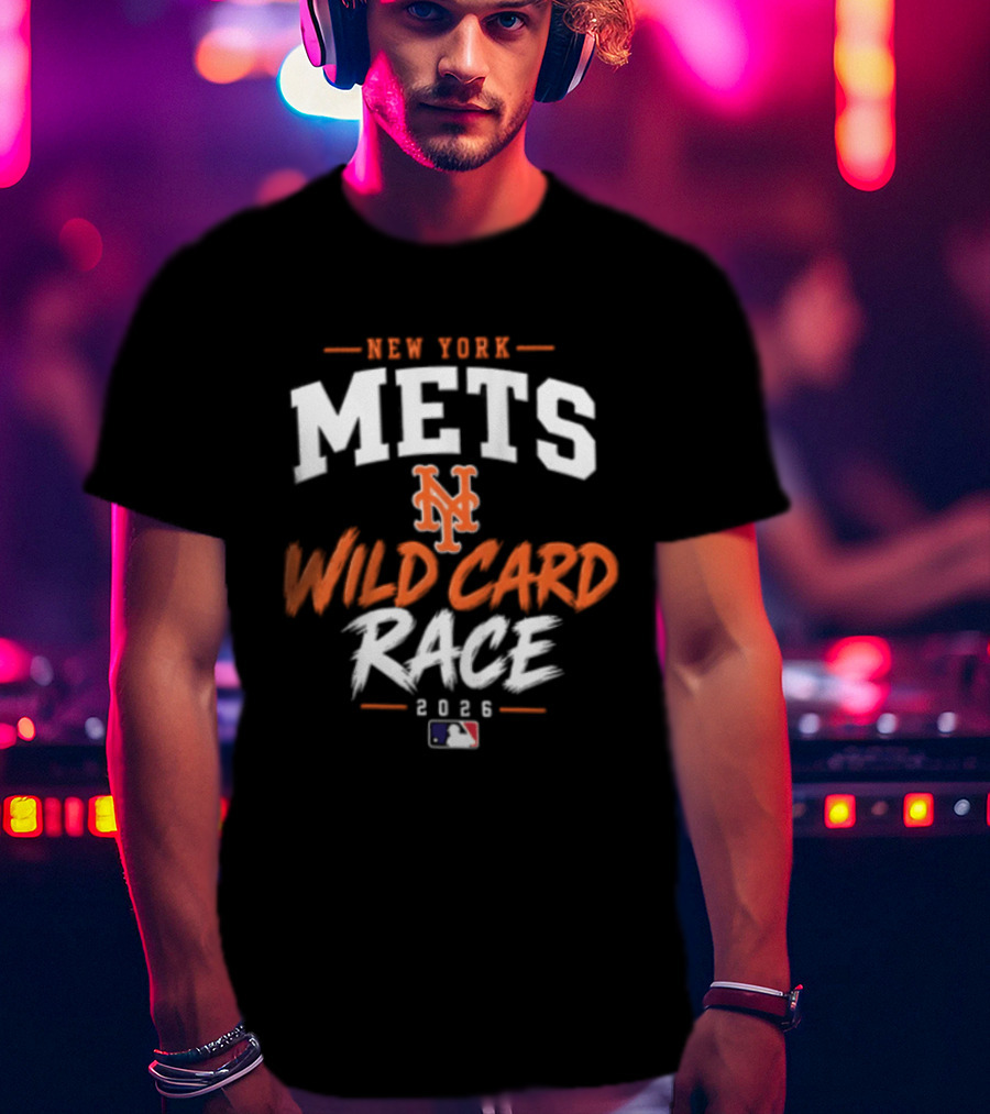 New York Mets MLB Wild Card Race 2026 Baseball Postseason T-Shirt