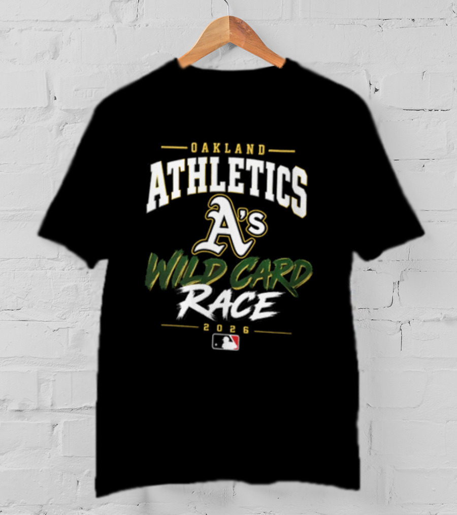 Oakland Athletics A's Wild Card Race 2026 MLB Postseason T-Shirt