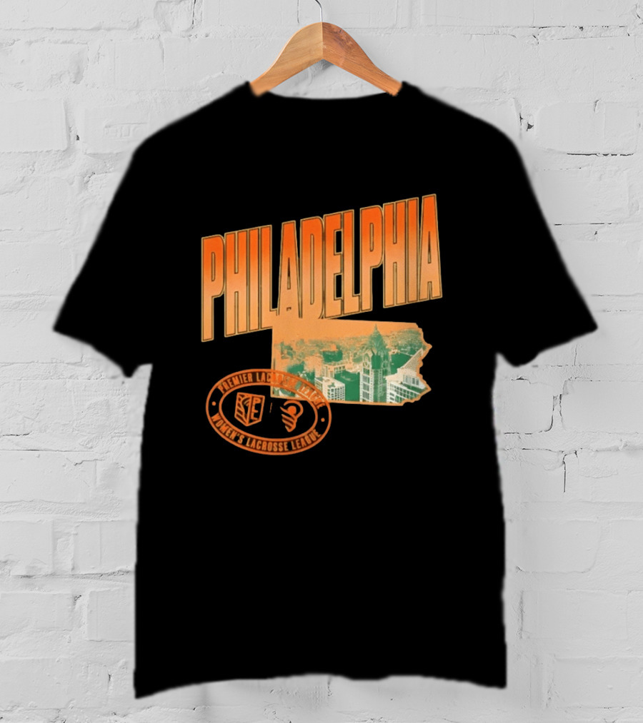 Philadelphia Premier Lacrosse League Women's Lacrosse Skyline T-Shirt