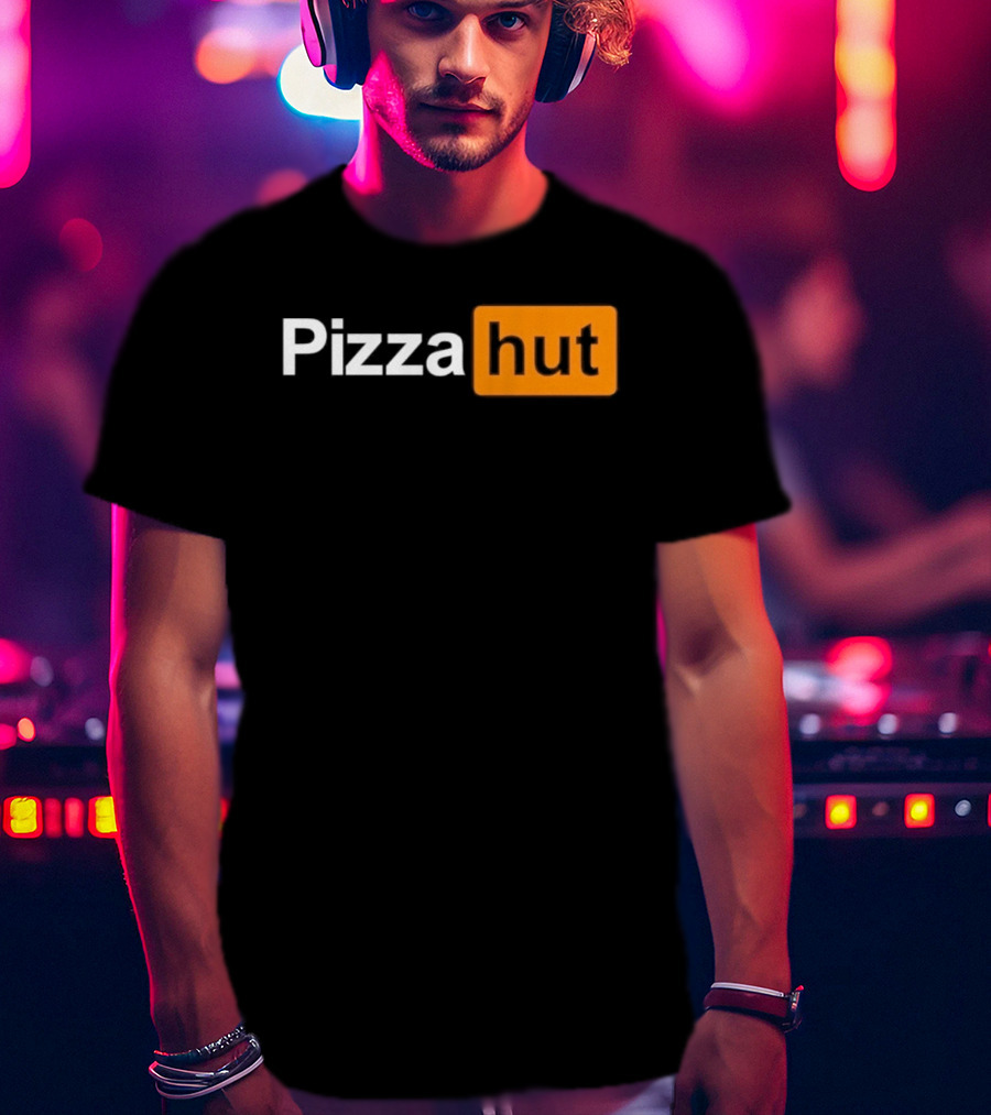 Pizza Hut Retro Branding Fast Food Nostalgia T-Shirt