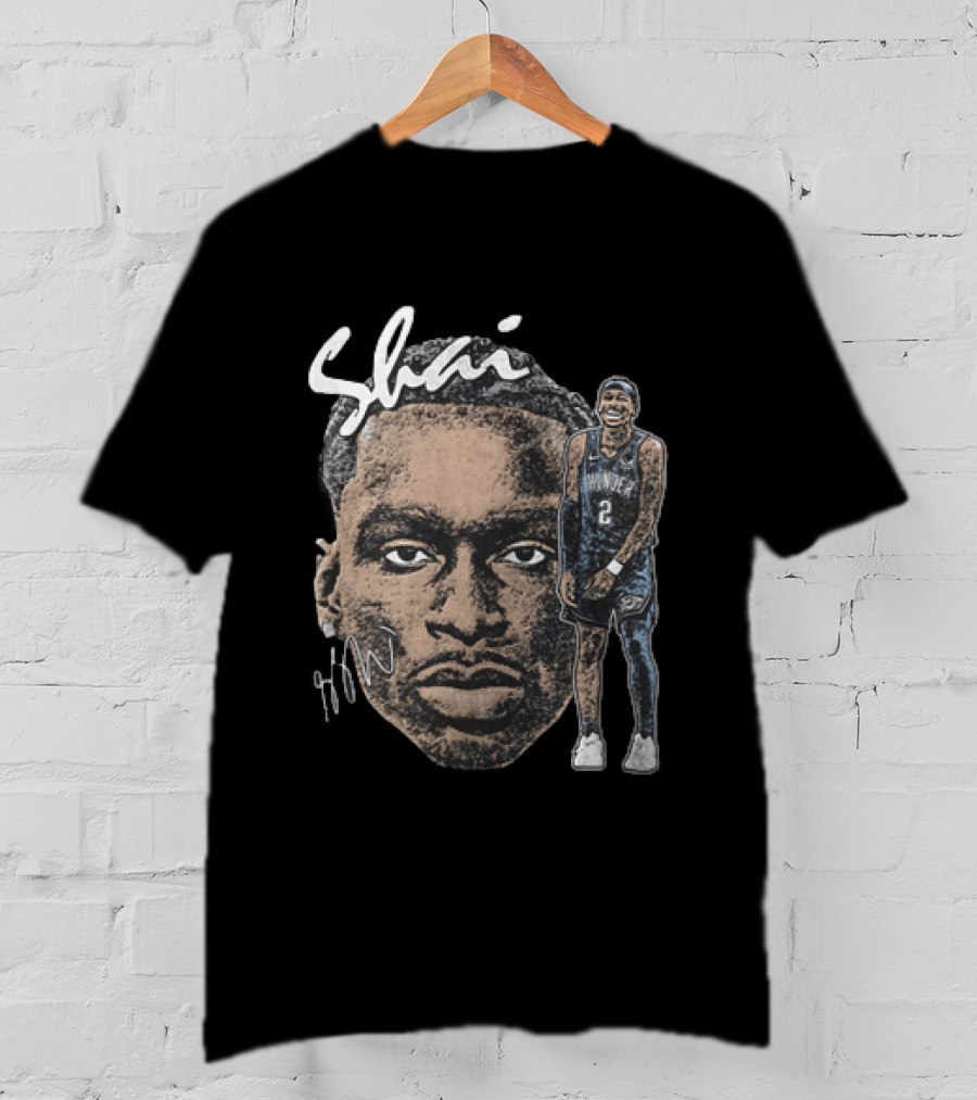 Shai Gilgeous Alexander Oklahoma City Thunder NBA Basketball T-Shirt