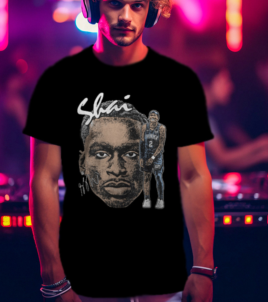 Shai Gilgeous Alexander Oklahoma City Thunder NBA Basketball T-Shirt