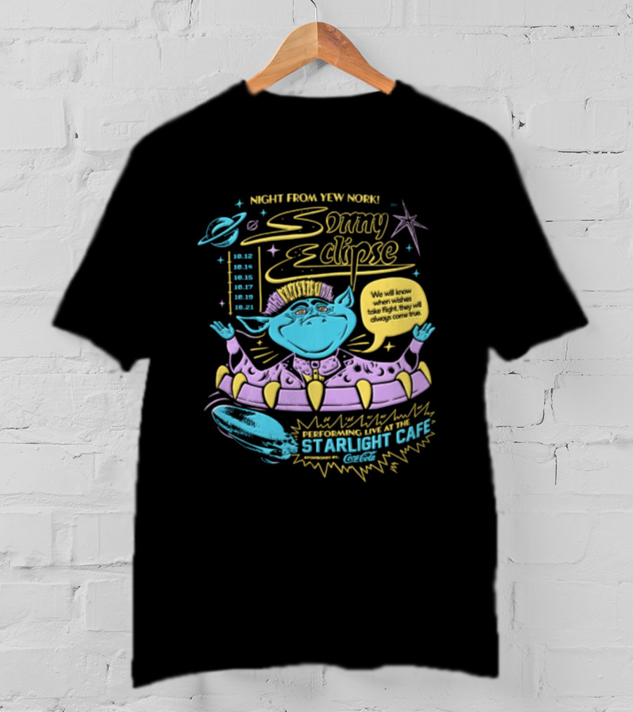Night From Yew Nork Sonny Eclipse Starlight Cafe T-Shirt