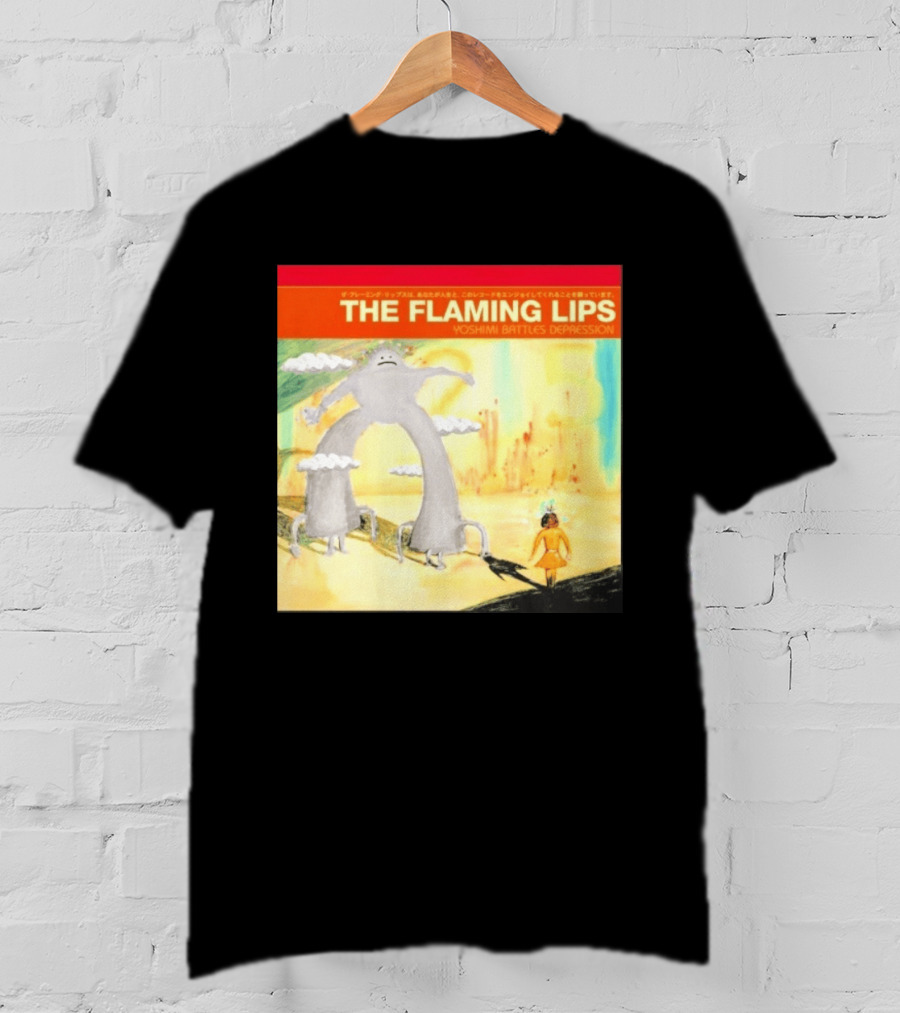 The Flaming Lips Yoshimi Battles Depression Mystery Creature And Girl In Fantasy World T-Shirt