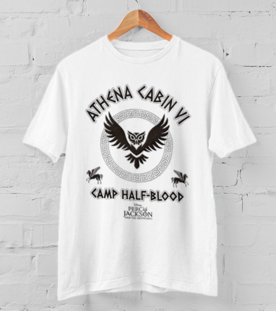 Athena Cabin VI Camp Half Blood Owl Percy Jackson And The Olympians T-Shirt