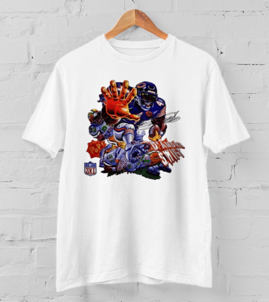 Chicago Bears Pop Art Dandre Swift 4 93 92 NFL T-Shirt